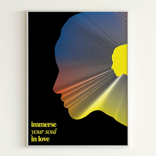 Radiohead Poster - Immerse Your Soul in Love, Street Spirit, Digital Art, Printable, Download, Home Decor, Illustration
