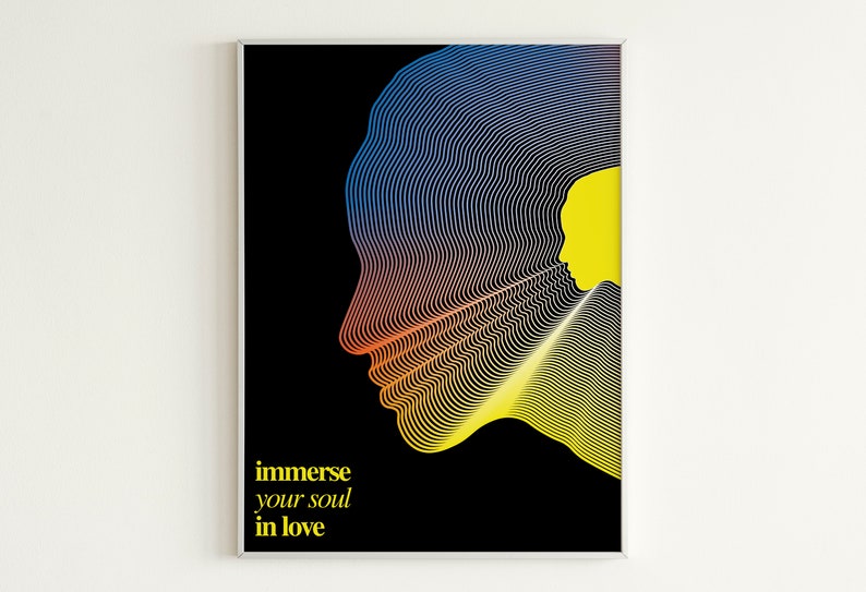 Radiohead Poster Immerse Your Soul in Love, Street Spirit, Digital Art, Printable, Download, Home Decor, Illustration image 1