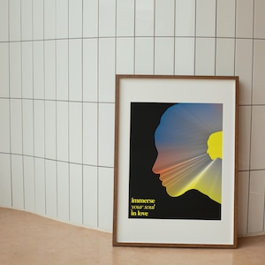 Radiohead Poster Immerse Your Soul in Love, Street Spirit, Digital Art, Printable, Download, Home Decor, Illustration image 2