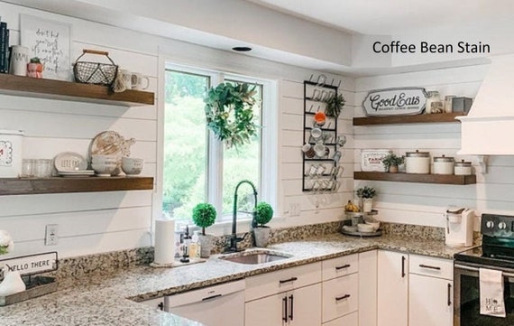 Floating Shelves Kitchen Shelves Wood Shelves Farmhouse Shelf