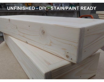 Floating Shelf, Farmhouse Shelf, Hidden Bracket Shelf, Rustic Shelf, Ledge Shelf, Open Shelving, Floating Shelf, Kitchen Shelf  (6" Depth),
