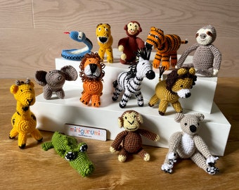 Mini Crochet Jungle Animals: Fair Trade Amigurumi Toy