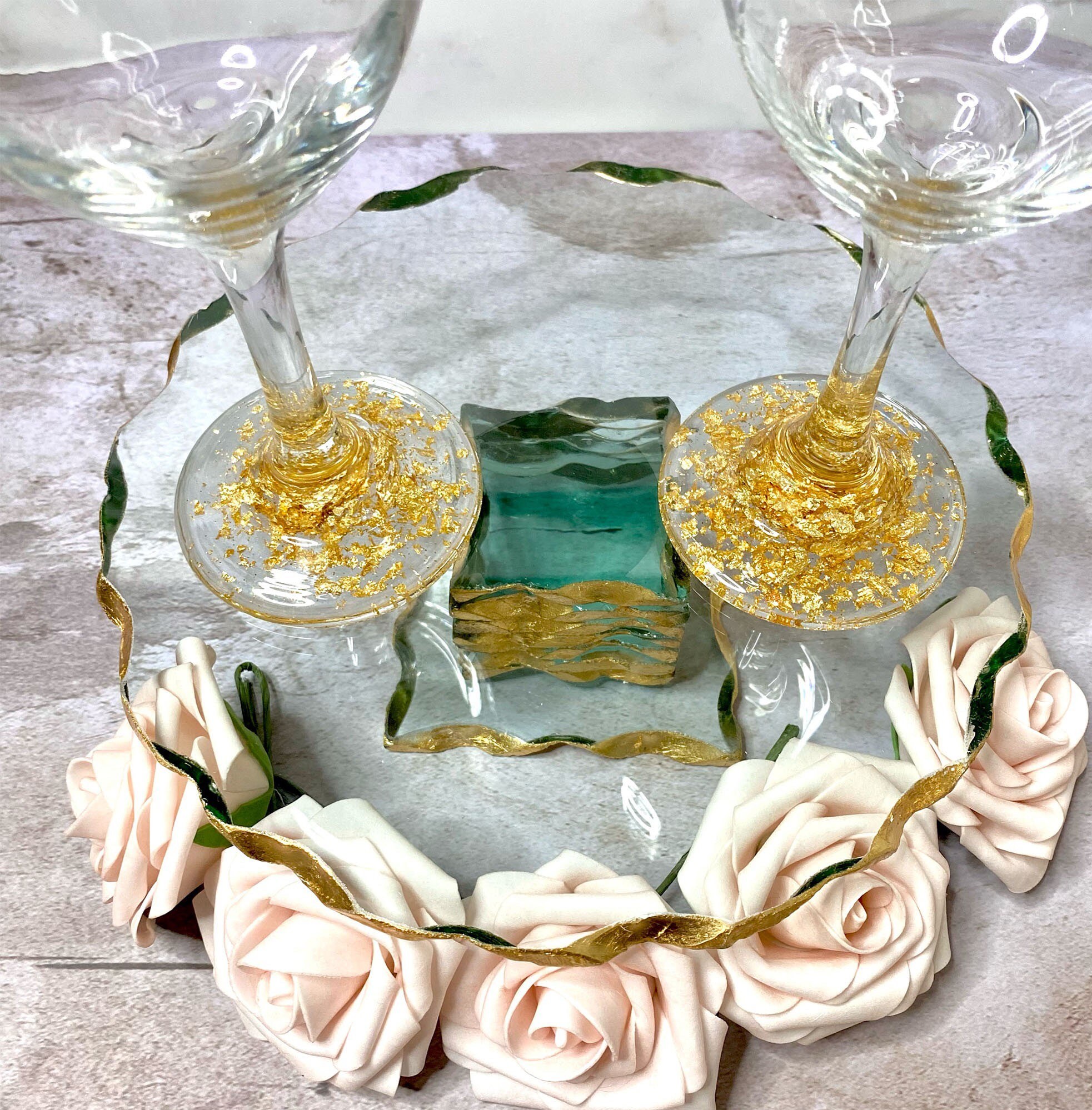Gold Wine Glasses Resin Wine Glasses Unique Wine Glasses Etsy