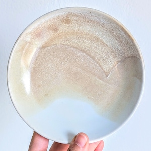 Handmade ceramic dish Sand dunes