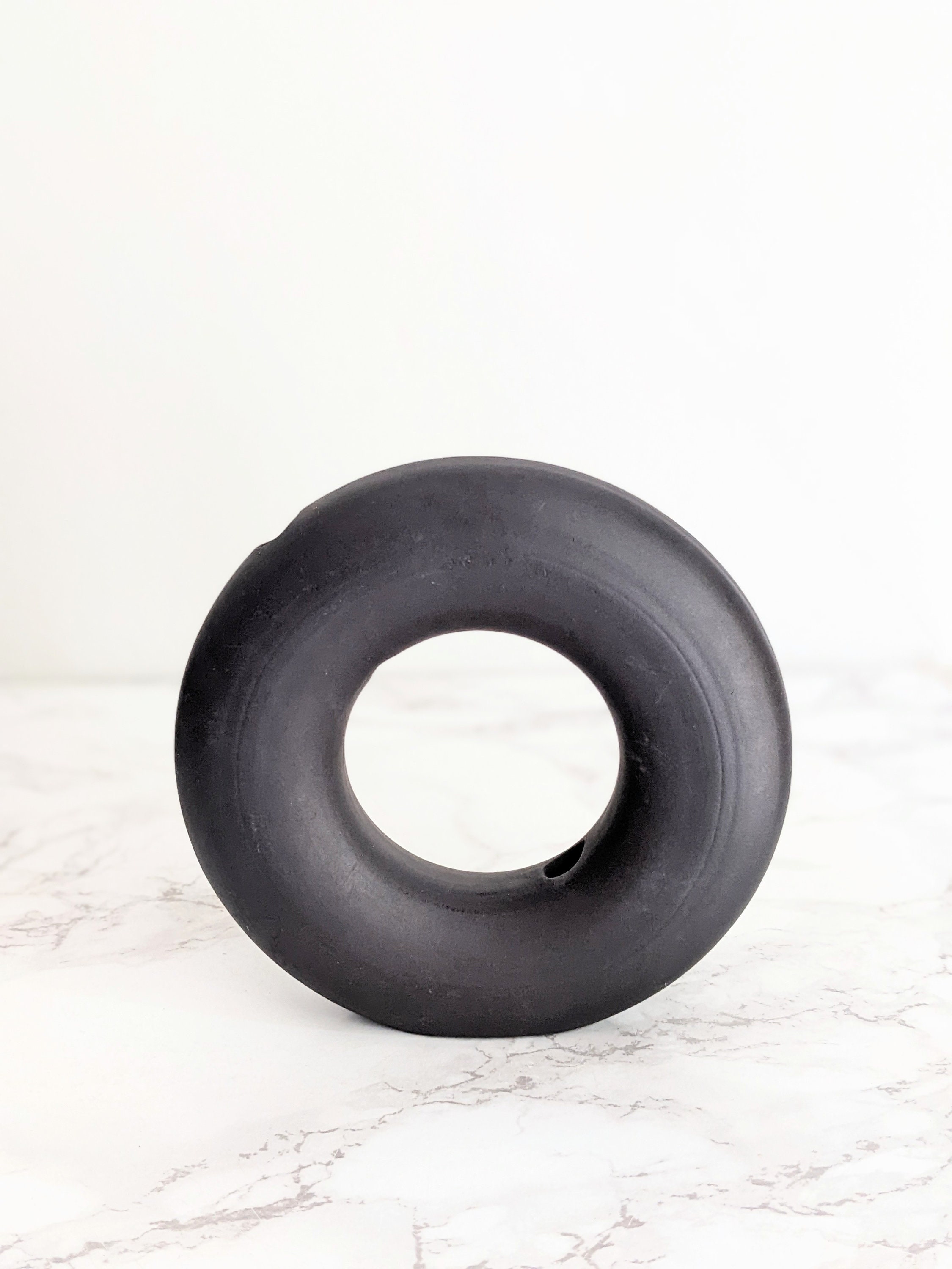 Wheelthrown Donut Vase Etsy