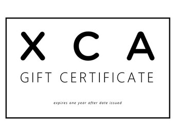 X C A Gift Certificate - 25