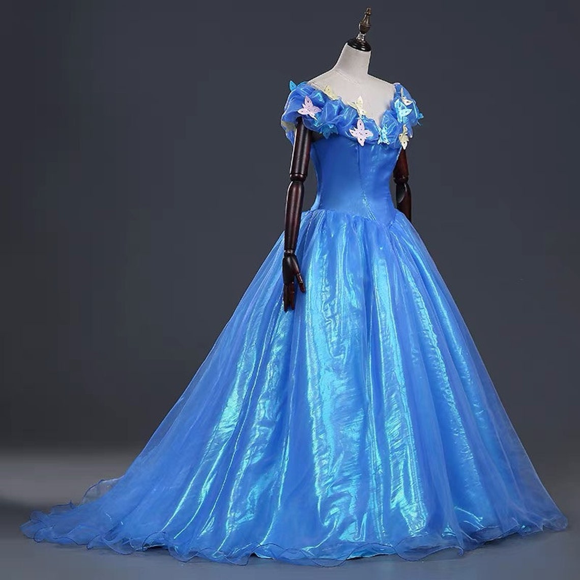 Cinderella Iconic Light Blue Dress Disney Princess Costume - Etsy UK