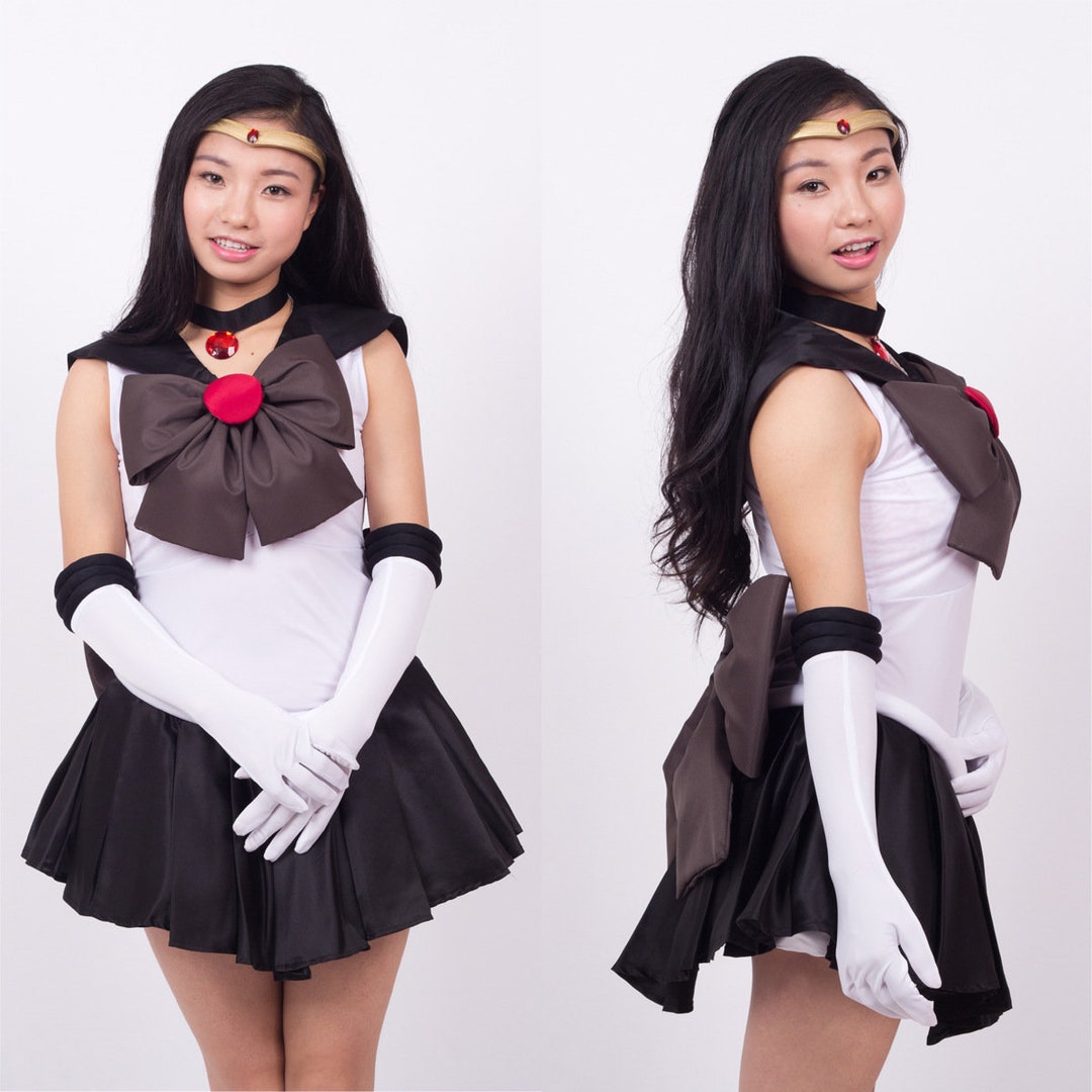Anime Sailor Moon Costume Sailor Moon Iconic Black Dress - Etsy