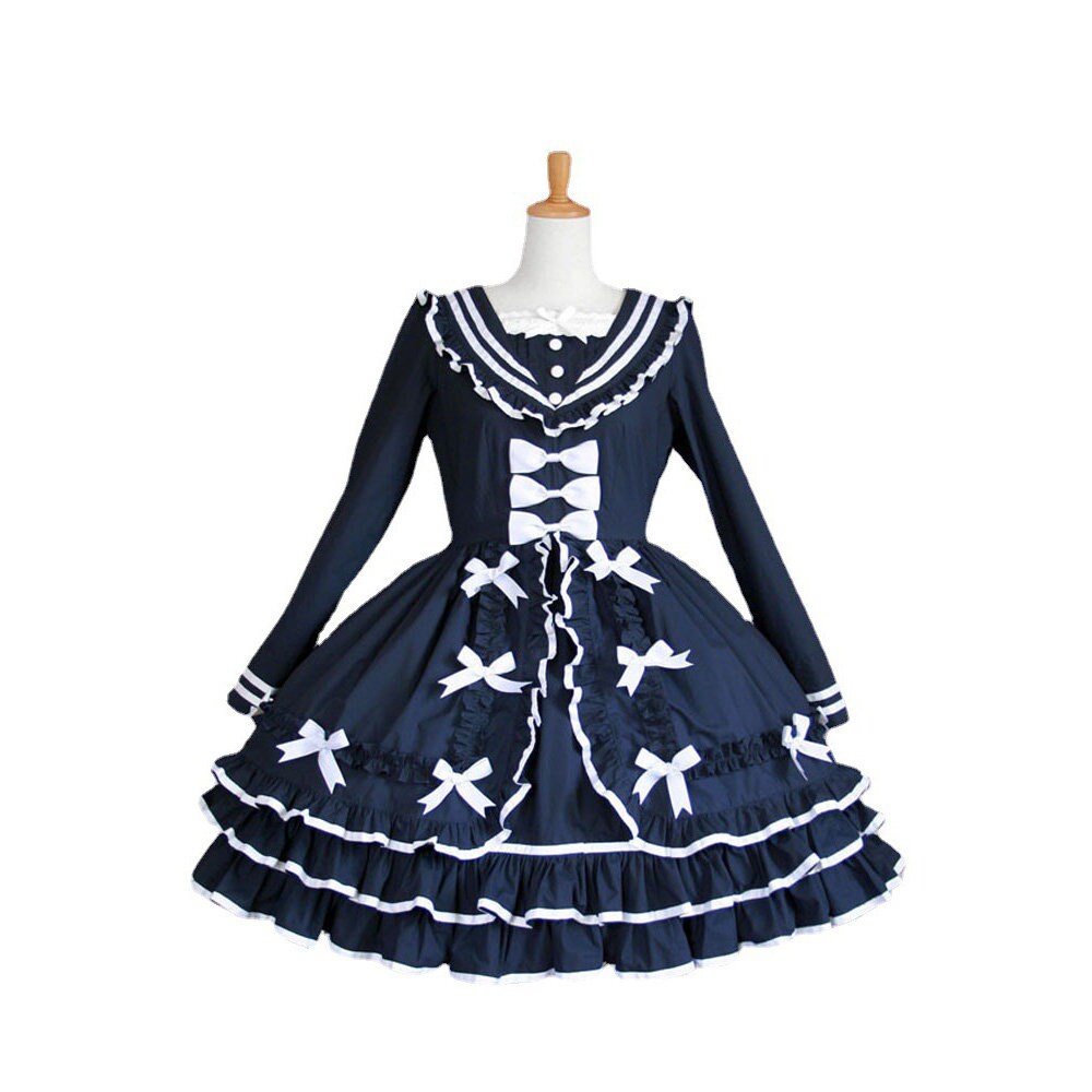 Classical Blue Theme Lolita Cosplay Classic Lolita Dress - Etsy Classical Blue Theme Lolita Cosplay Classic Lolita Dress - Etsy