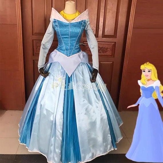 Disney Costumes, Disney Princess Dress Adult Sleeping Beauty Dress Cosplay  