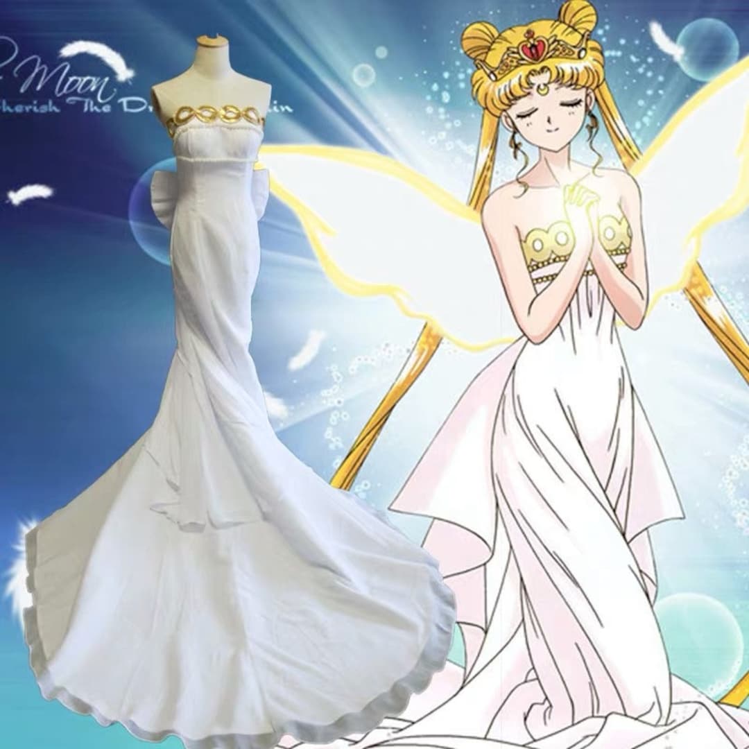 Anime Sailor Moon Cosplay Neo-queen Serenity Iconic White - Etsy Anime Sailor Moon Cosplay Neo-queen Serenity Iconic White - Etsy