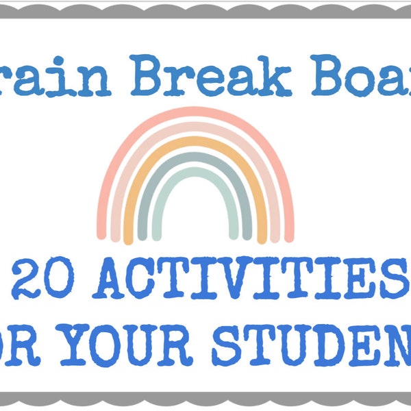 Brain Breaks for the Elementary Classroom