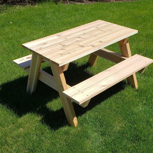 Kids Picnic Table Plans Etsy