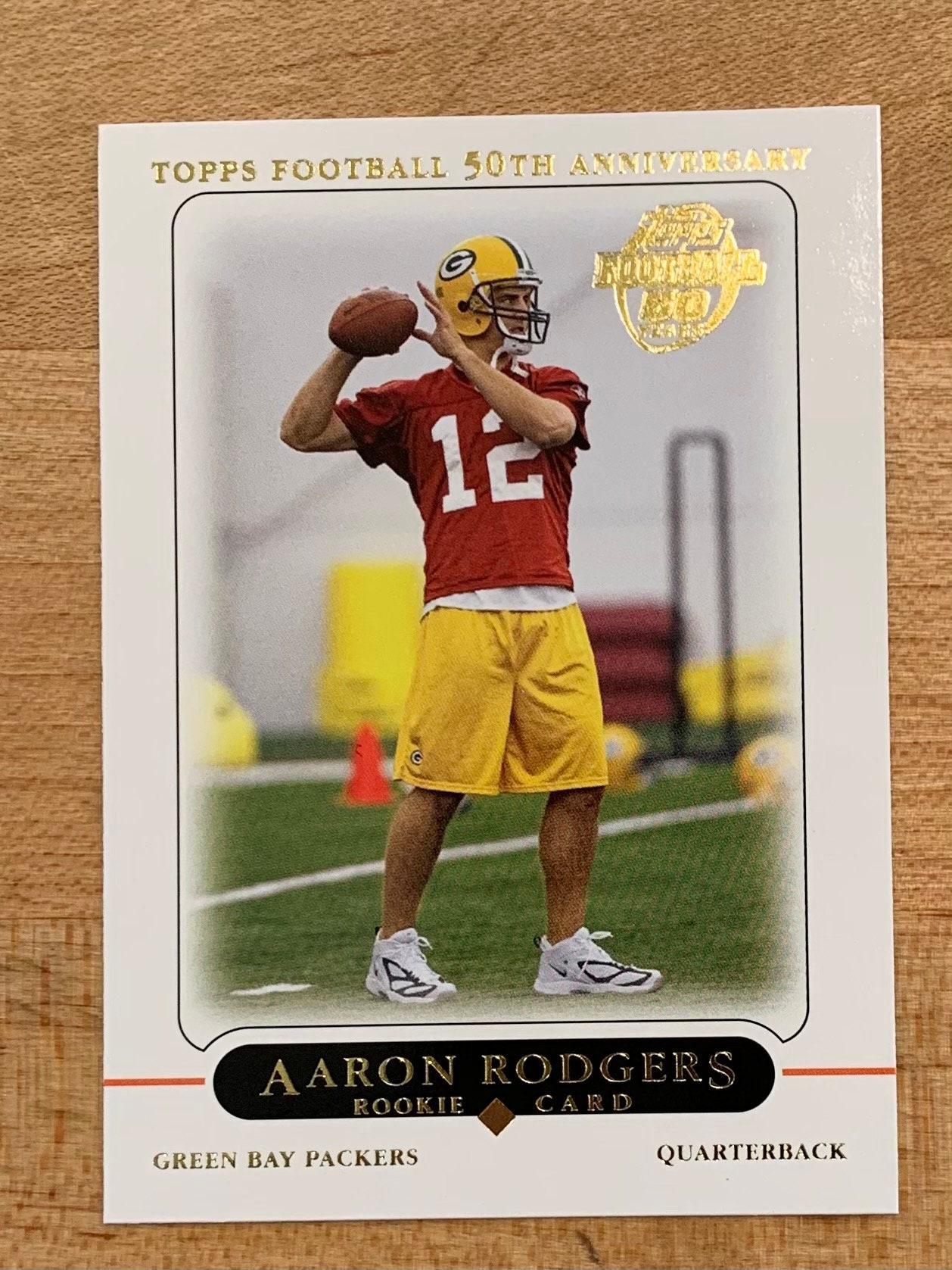 2005 topps Aaron Rodgers rookie football card looks NMMT Etsy