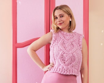 Heartstrings Vest PDF Knitting Pattern