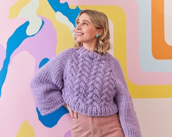 Magnolia Jumper PDF Knitting Pattern