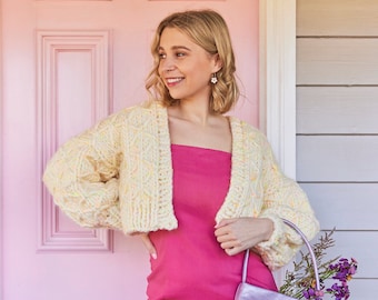 Bright Like a Diamond Cardigan PDF Knitting Pattern