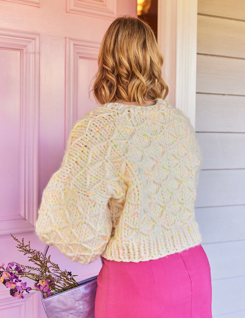 Bright Like a Diamond Cardigan PDF Knitting Pattern image 6