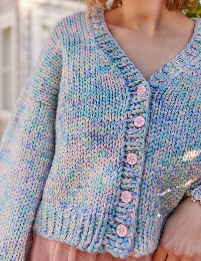 Kaleidoscope Cardigan PDF Knitting Pattern image 2