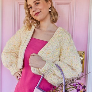 Bright Like a Diamond Cardigan PDF Knitting Pattern image 4