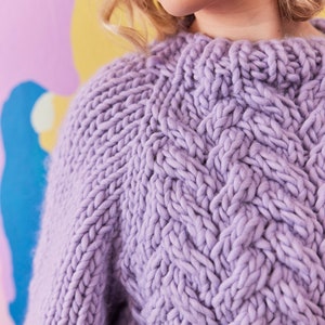 Magnolia Jumper PDF Knitting Pattern image 2