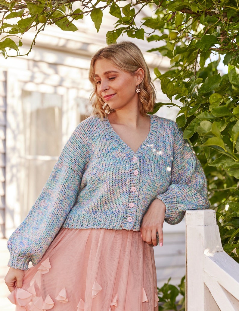 Kaleidoscope Cardigan PDF Knitting Pattern image 1