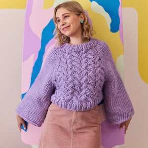 Magnolia Jumper PDF Knitting Pattern image 4