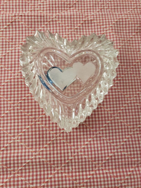 Forever Crystal Heart Jewelry / Trinket Box - image 1