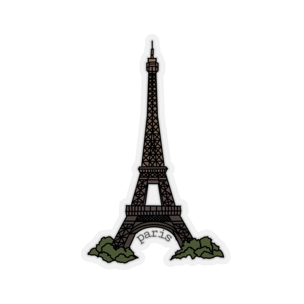 eiffel tower Sticker for Sale by rickilynn