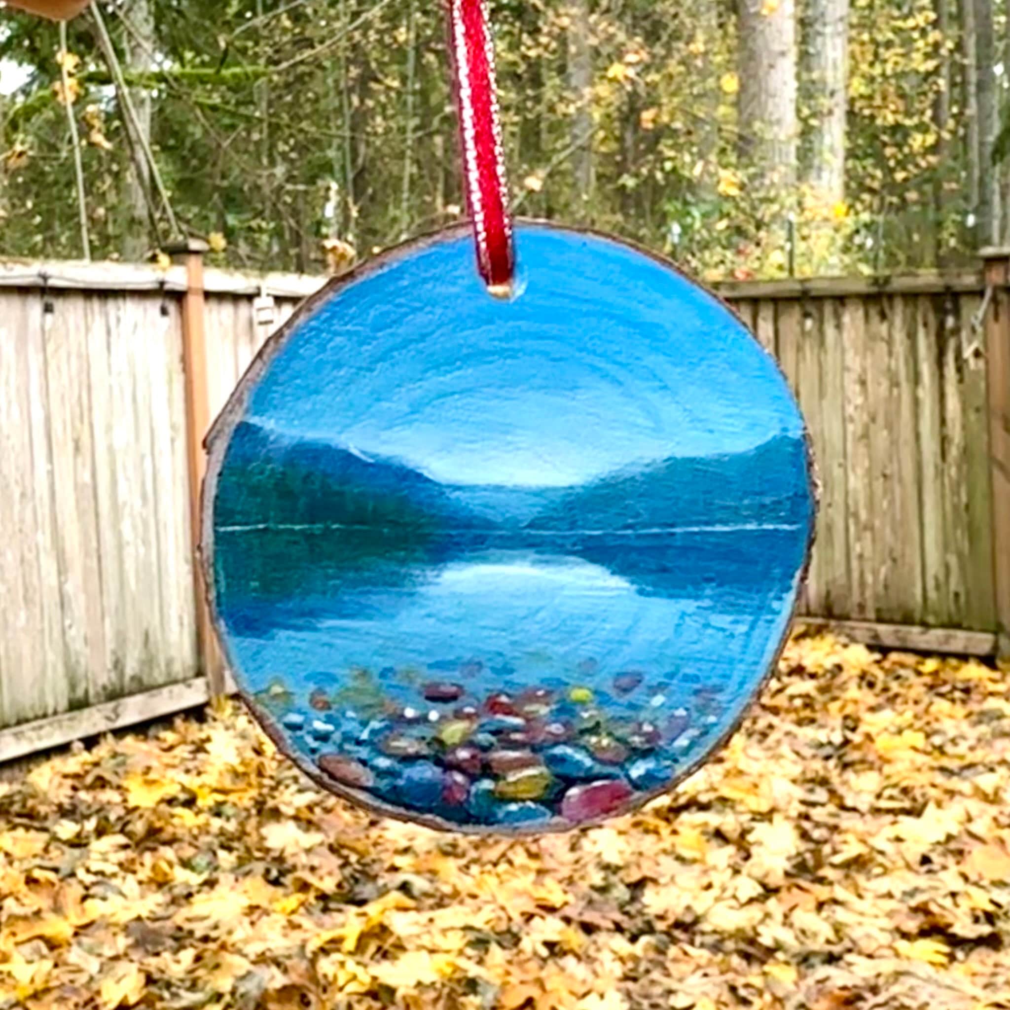 Lake Mcdonald, Glacier National Park Montana Christmas Ornament - Etsy