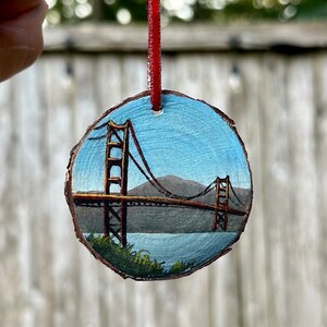 Golden Gate Bridge, San Francisco California Christmas Ornament