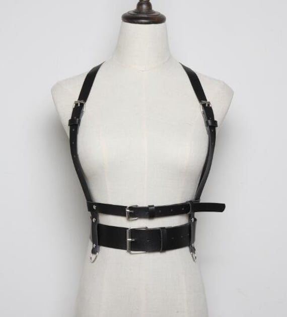 Leather Harness Belt Womens Bodysuit Harness Strap Waist | Etsy