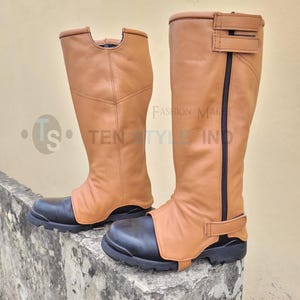 Boba Fett Kostüm Schuhe Abdeckung Neues Buch der inspiriert Boba Fett Stiefel Abdeckung Mandalorian Leder Stiefel Abdeckungen für Männer
