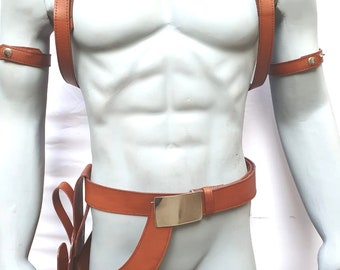 Mara Jade Leather Belt Rig: Seitenholster, Armbänder