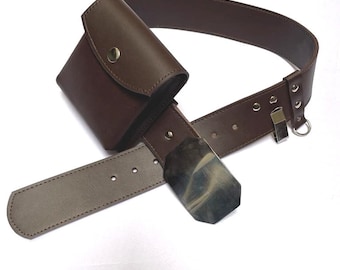 Personalisierte ROTJ Luke Skywalker Jedi Kostüm Gürtel mit Beutel