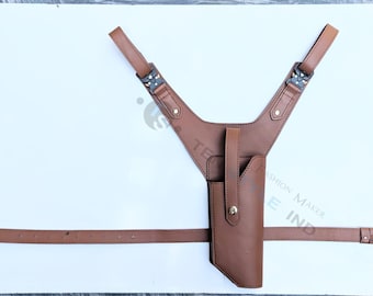 Wester 35 Leder-Holster, Mandalorian Kostüm, Bo Katan Style