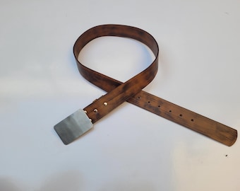 Cinturón de traje Jedi/Sith de cuero auténtico - Estilo Trilogía