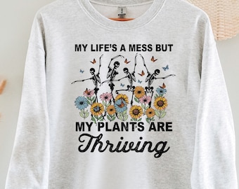 Plant Mom Sweatshirt: Funny Plant Lover's Gift