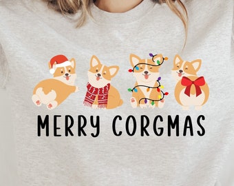 Corgi Christmas Sweater Corgi Sweatshirt Christmas Corgi Mom Sweatshirt Corgi Mom Gift Corgi Lover Gift for Corgi Mom Gift for Corgi Lover