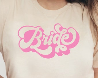 Retro Bride T-Shirt: Bachelorette Party Bridal Tee