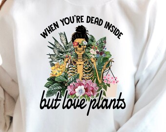 Funny Plant Mom Sweatshirt: Plant Lover Gift