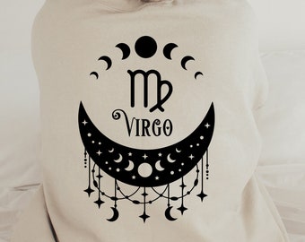 Virgo Constellation Sweatshirt: Zodiac Horoscope Crewneck
