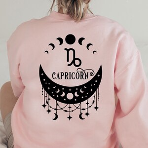 Capricorn Constellation Sweatshirt: Zodiac Horoscope Crewneck