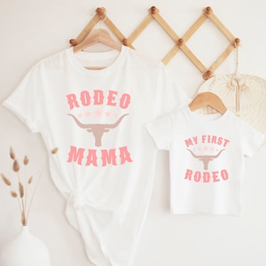 My First Rodeo Birthday Shirt Girl Birthday Shirt Cowgirl Birthday Family Farm Birthday 1st Birthday Shirt Western Birthday Family Shirt