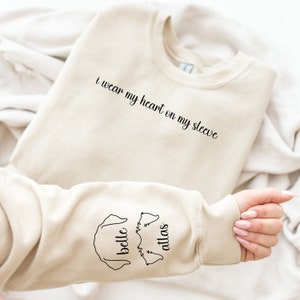 Custom Dog Mama Sweatshirt Personalized Dog Mom Sweater Dog Sweatshirt Personalized Dog Mom Sweatshirt Gift for dog mom Dog Lover Gift