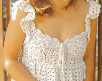 Aetheria Crochet Top Pattern | Crochet Peplum Top/Dress Pattern | Hookloops Ph