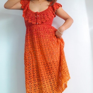 Lola かぎ針編みトップス/ドレスパターン | 襟付きかぎ針編み衣類 PDF | 上級初心者向け | byHookloops Ph