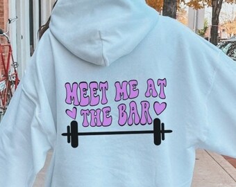Meet Me at The Bar, Muscle Mommy, Comfort Colors, Pump Cover T Shirt, Gym Hoodie, Lifting Hoodies, Lifting Shirt, Gym Tshirt, Gym Pump Cover
