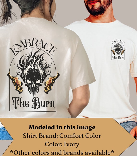 Embrace the Burn, Workout T-shirt for Men, Pump Cover, Gym Muscle