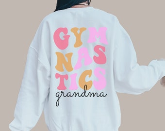 Grandma Sweatshirt for Gymnastics Competition Day, In My Gymnastics Era, Gymnastics Sweatshirt, Gymnastics Gift For Gigi,Gymnastics Crewneck